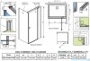 Radaway Nes 8 Kdj II kabina 100x90cm prawa przejrzyste 10086100-01-01R/10089090-01-01